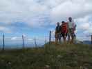 Christoph, Gudrun und ich am Rosenkogel, 1.776 m (31. Juli)