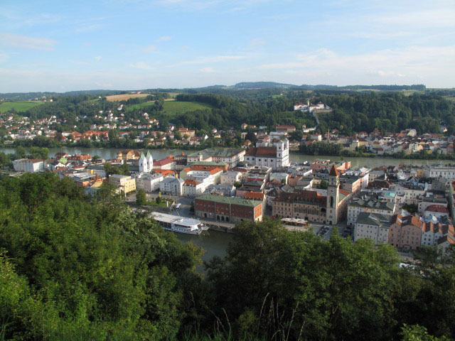 Altstadt von der Veste Oberhaus aus