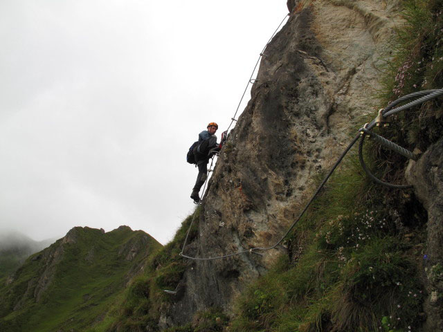 &Uuml;bungsklettersteig Kleine Scharte: Erich (13. Aug.)