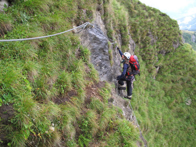 &Uuml;bungsklettersteig Kleine Scharte: Sonja (13. Aug.)
