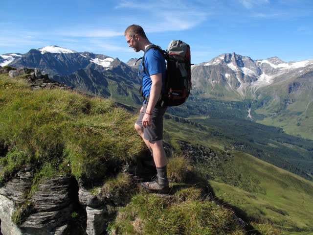 Norbert zwischen Gasteiner H&ouml;he und Mitterastenkopf (14. Aug.)