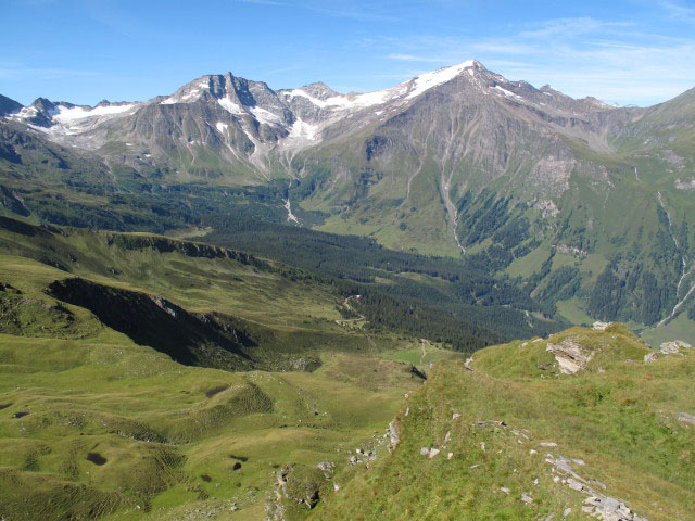 Hüttwinkltal vom Wildeckriegel aus (14. Aug.)