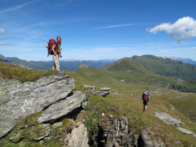 Sonja und Norbert auf der Gadauner H&ouml;he (14. Aug.)