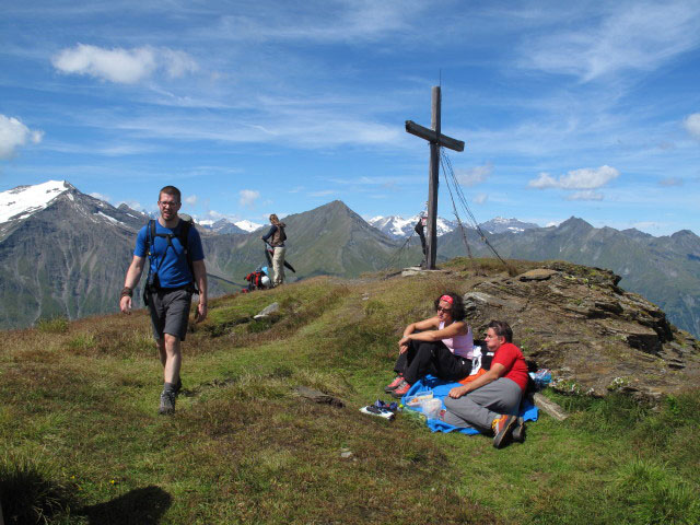 Norbert und Sonja am Silberpfennig, 2.600 m (14. Aug.)