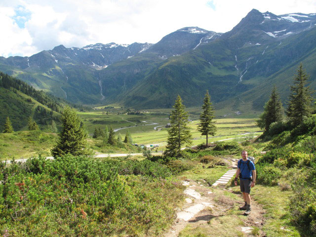 Norbert zwischen Bockhartseeh&uuml;tte und Valeriehaus (14. Aug.)