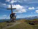 Norbert, Sonja und ich am Silberpfennig, 2.600 m (14. Aug.)