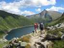 Sonja und Norbert zwischen Oberer Bockhartsee und Unterer Bockhartsee (14. Aug.)