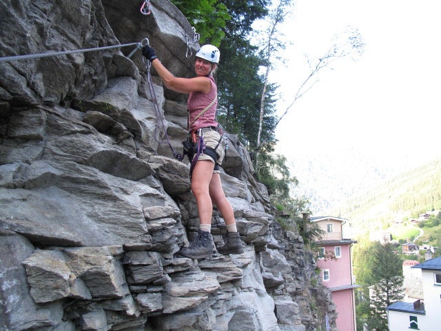 Sonja in der Querung