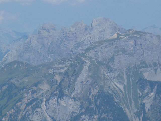 vom Braunwald-Klettersteig aus