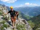 Braunwald-Klettersteig: Andreas und Axel im blauen Rundgang