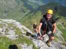 Braunwald-Klettersteig: Andreas und Axel im roten Rundgang