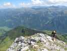 Braunwald-Klettersteig: Axel am Vorderen Eggstock