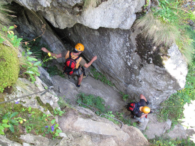 Andreas und Axel in der rechten Uferroute