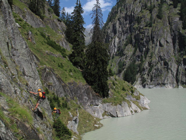 Andreas und Axel in der rechten Uferroute