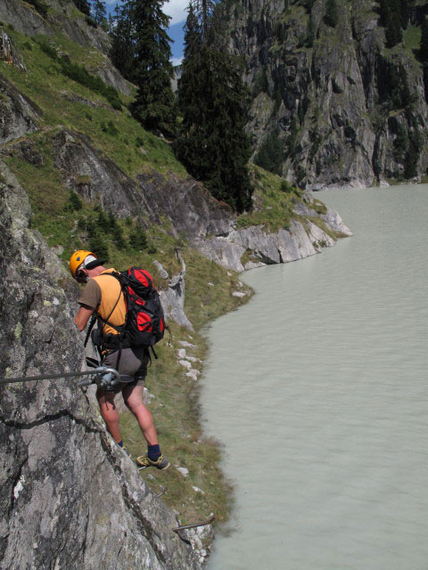 Andreas in der rechten Uferroute