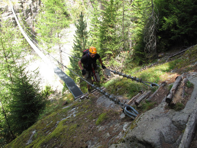 Axel auf der Nepalhängebrücke