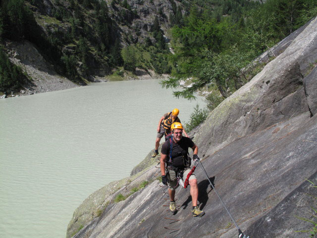 Andreas und Axel in der linken Uferroute