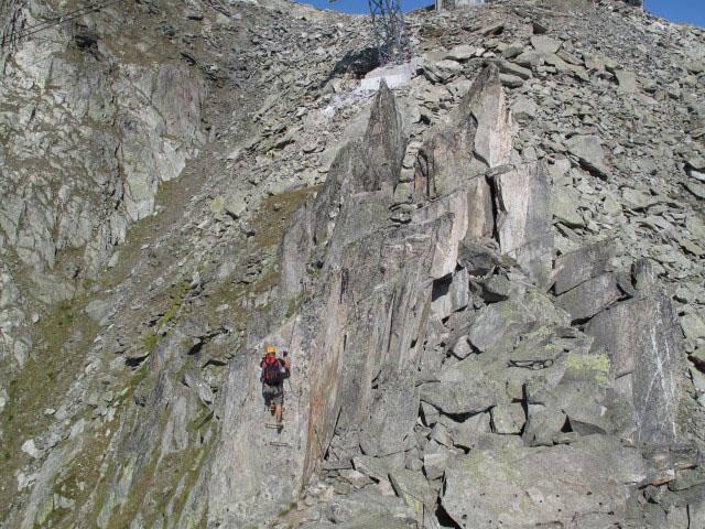 Eggishorn-Klettersteig: Axel am Falkenturm