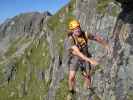 Eggishorn-Klettersteig: Andreas in der Schneefink-Querung