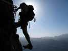 Eggishorn-Klettersteig: Andreas in der Schneefink-Querung