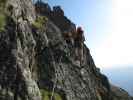 Eggishorn-Klettersteig: Axel und Andreas in der Schneefink-Querung