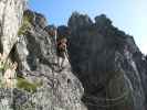 Eggishorn-Klettersteig: Andreas in der Schneefink-Querung