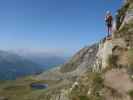 Eggishorn-Klettersteig: Andreas im Gemstritt