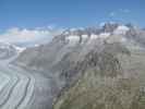 Walliser Friescherhörner vom Eggishorn aus