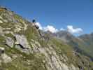 Axel zwischen Baltschiedertal-Klettersteig und Wiwannihütte