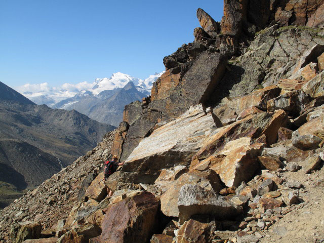 Axel zwischen T&auml;lli und Jegihorn-Klettersteig