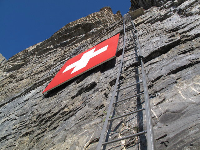 Leukerbad-Klettersteig: zwischen Zum L&auml;rch und Obere Gemsfreiheit