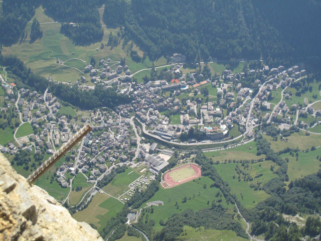 Leukerbad vom Leukerbad-Klettersteig aus