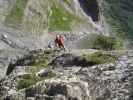 Leukerbad-Klettersteig: Andreas zwischen Nase und Zum Lärch