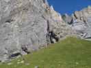 Leukerbad-Klettersteig: Andreas und Axel auf der Oberen Gemsfreiheit