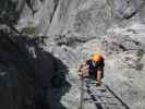 Leukerbad-Klettersteig: Andreas und Axel zwischen Hammer und Biwakplatz