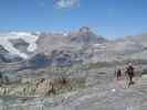 Andreas und Axel zwischen Daubenhorn und Daubenhorn-Gletscher