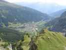 Leukerbad vom Gemmiwand-Klettersteig aus