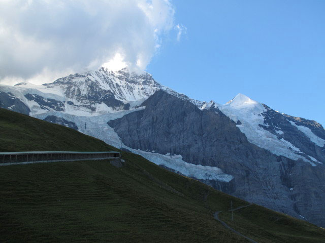 Jungfrau von der Jungfraubahn aus