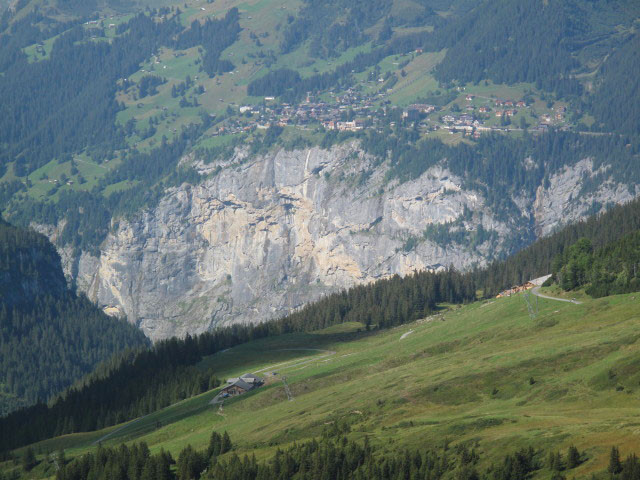 M&uuml;rrenflue von der Jungfraubahn aus