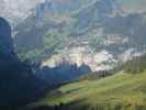 Mürrenflue von der Jungfraubahn aus