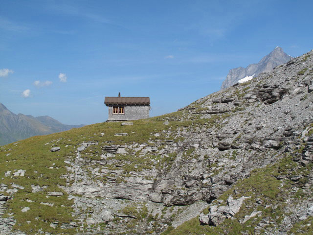 Ostegghütte vom Ostegghütte-Klettersteig aus