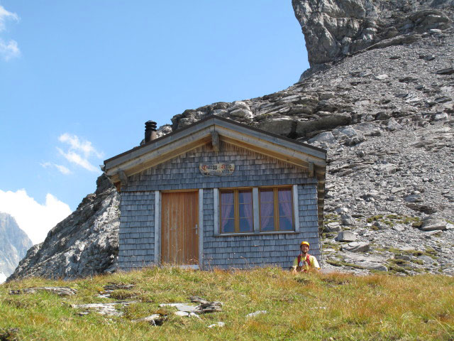 Ich bei der Osteggh&uuml;tte, 2.317 m