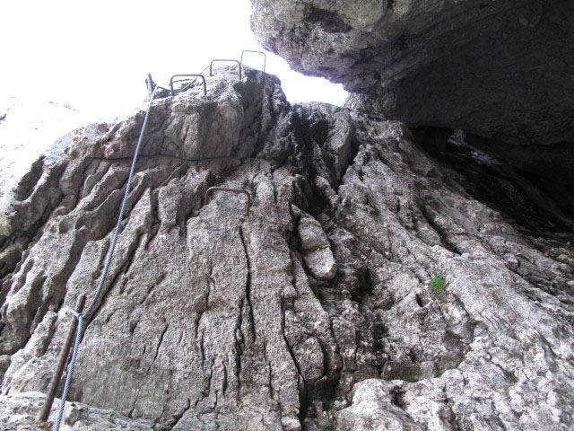 Osteggh&uuml;tte-Klettersteig: Schl&uuml;sselstelle
