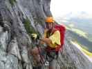 Ostegghütte-Klettersteig: Ich im Einstieg