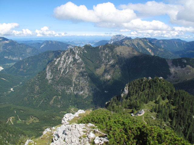 Ebenseer Hochkogelh&uuml;tte vom Hochkogel-Klettersteig aus