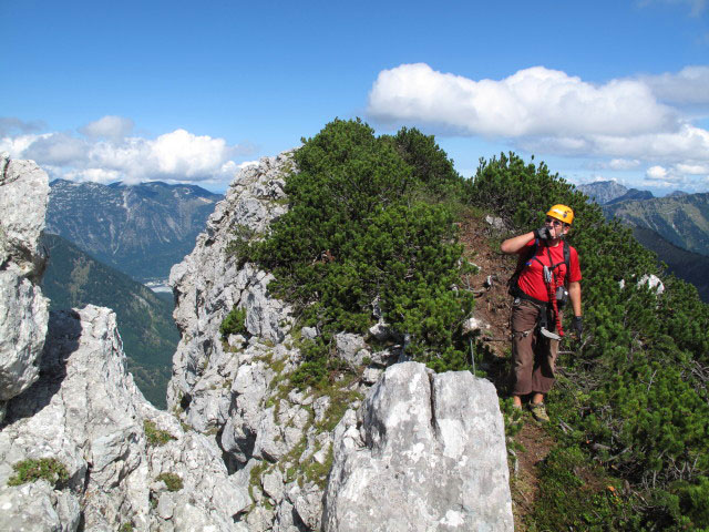 Hochkogel-Klettersteig: Axel am Mittleren Rauher Kogel, 1.747 m