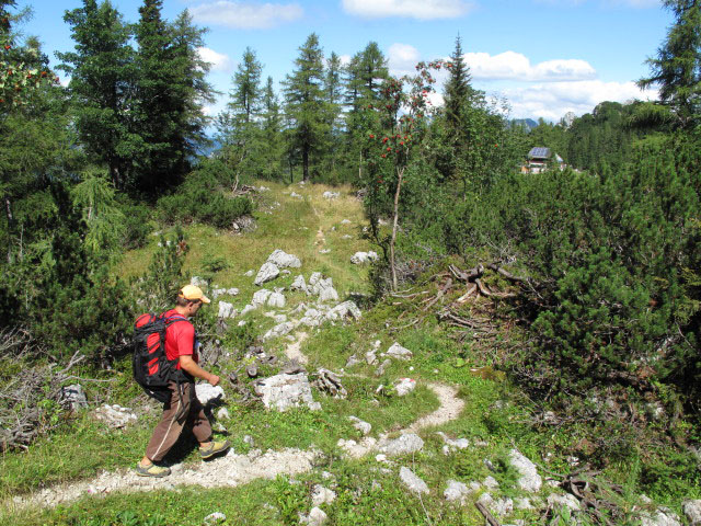 Axel auf Weg 211 zwischen Hochkogel-Klettersteig und Ebenseer Hochkogelh&uuml;tte