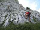 Hochkogel-Klettersteig: Axel im Einstieg