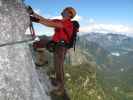 Hochkogel-Klettersteig: Axel im ersten Teil