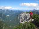 Hochkogel-Klettersteig: Axel am Mittleren Rauher Kogel, 1.747 m